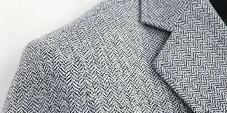 Slim Fit Single Breasted Business Casual Blazer