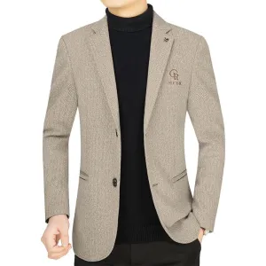 Slim Fit Single Breasted Business Casual Blazer