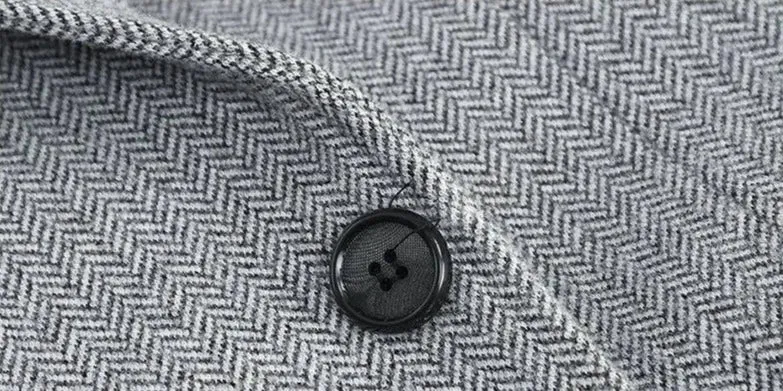 Slim Fit Single Breasted Business Casual Blazer