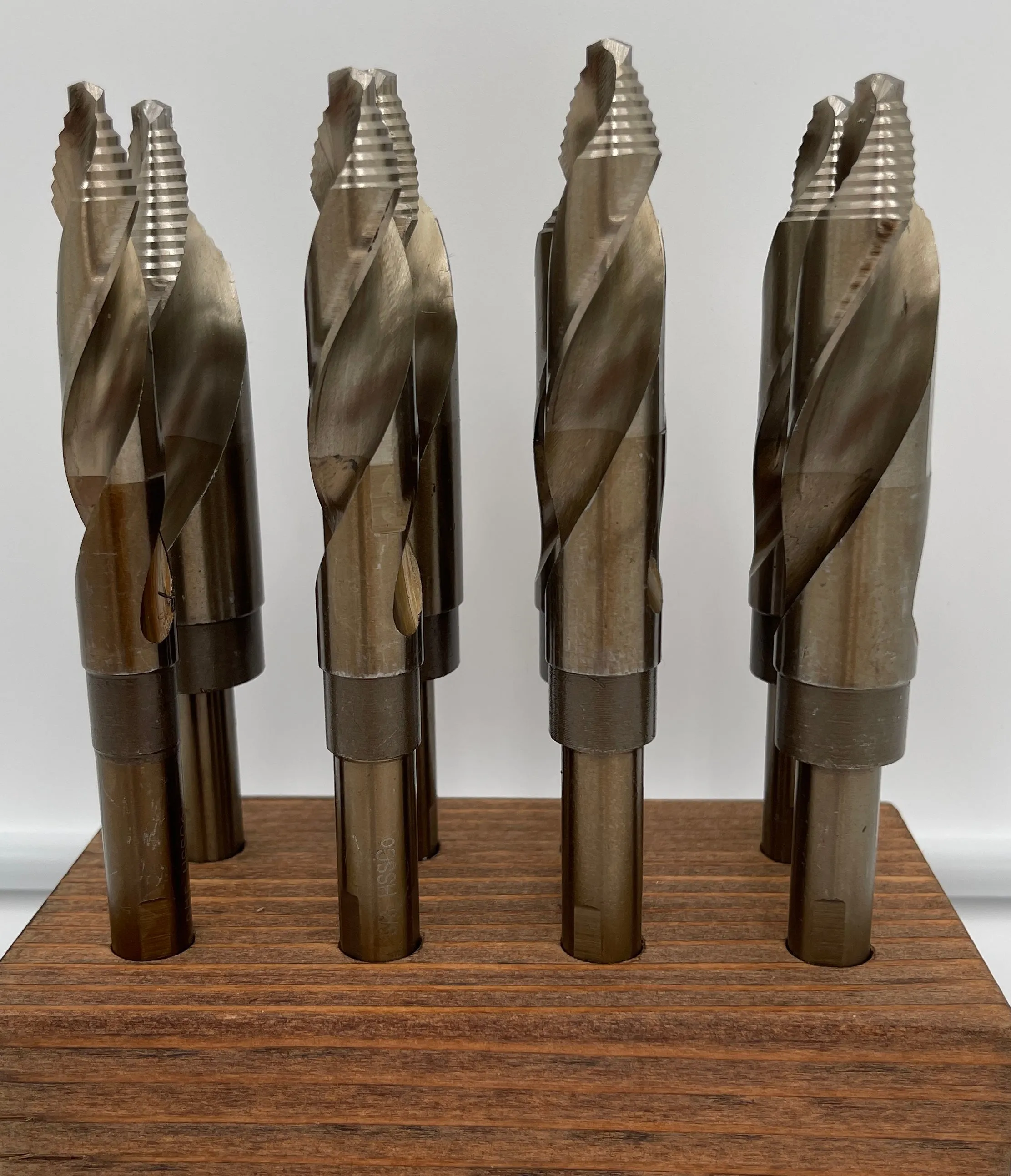 STILETTO SILVER & DEMING COBALT STEP TIP DRILL BIT - 8pc SET 9/16" - 1"
