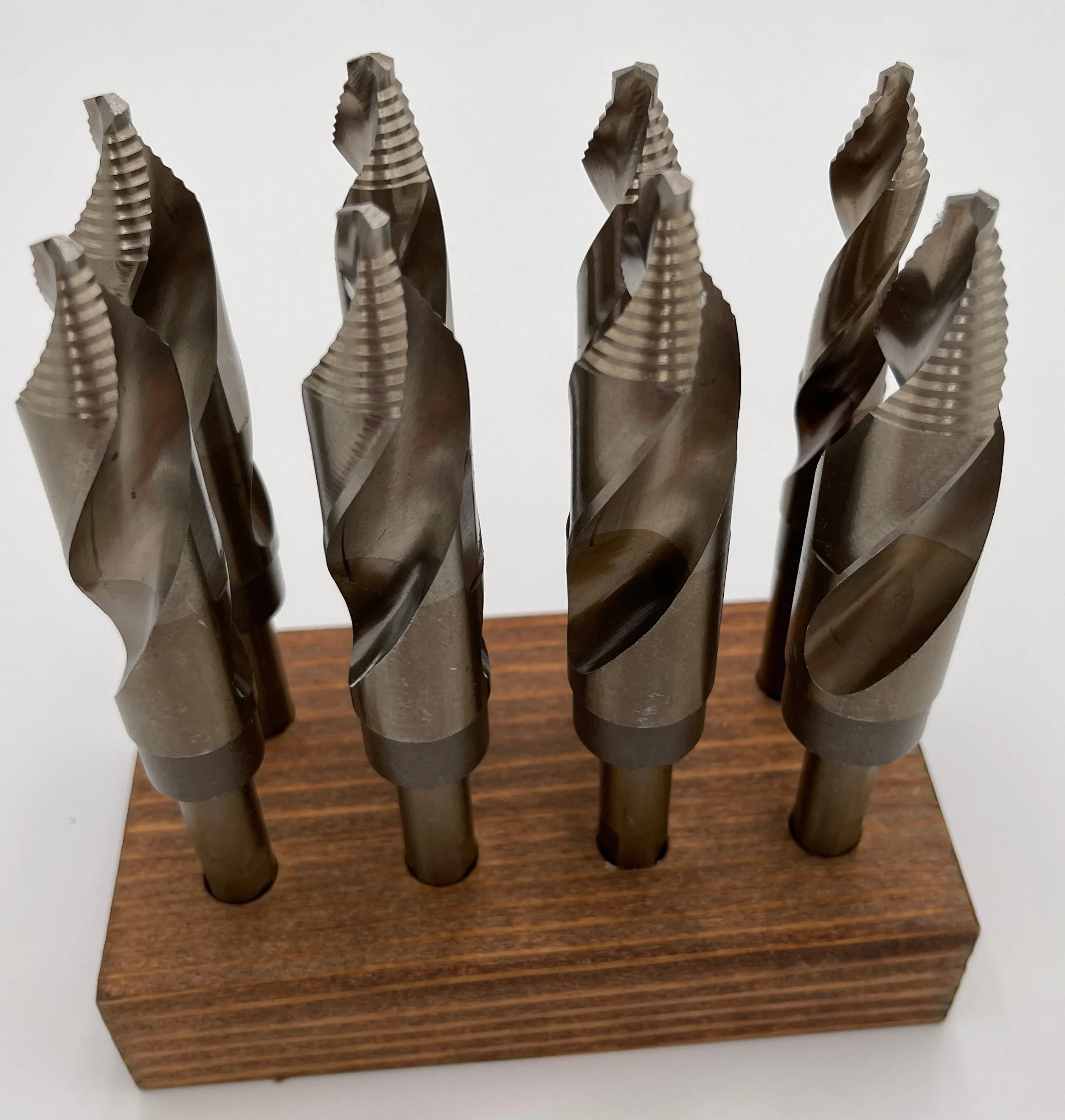 STILETTO SILVER & DEMING COBALT STEP TIP DRILL BIT - 8pc SET 9/16" - 1"