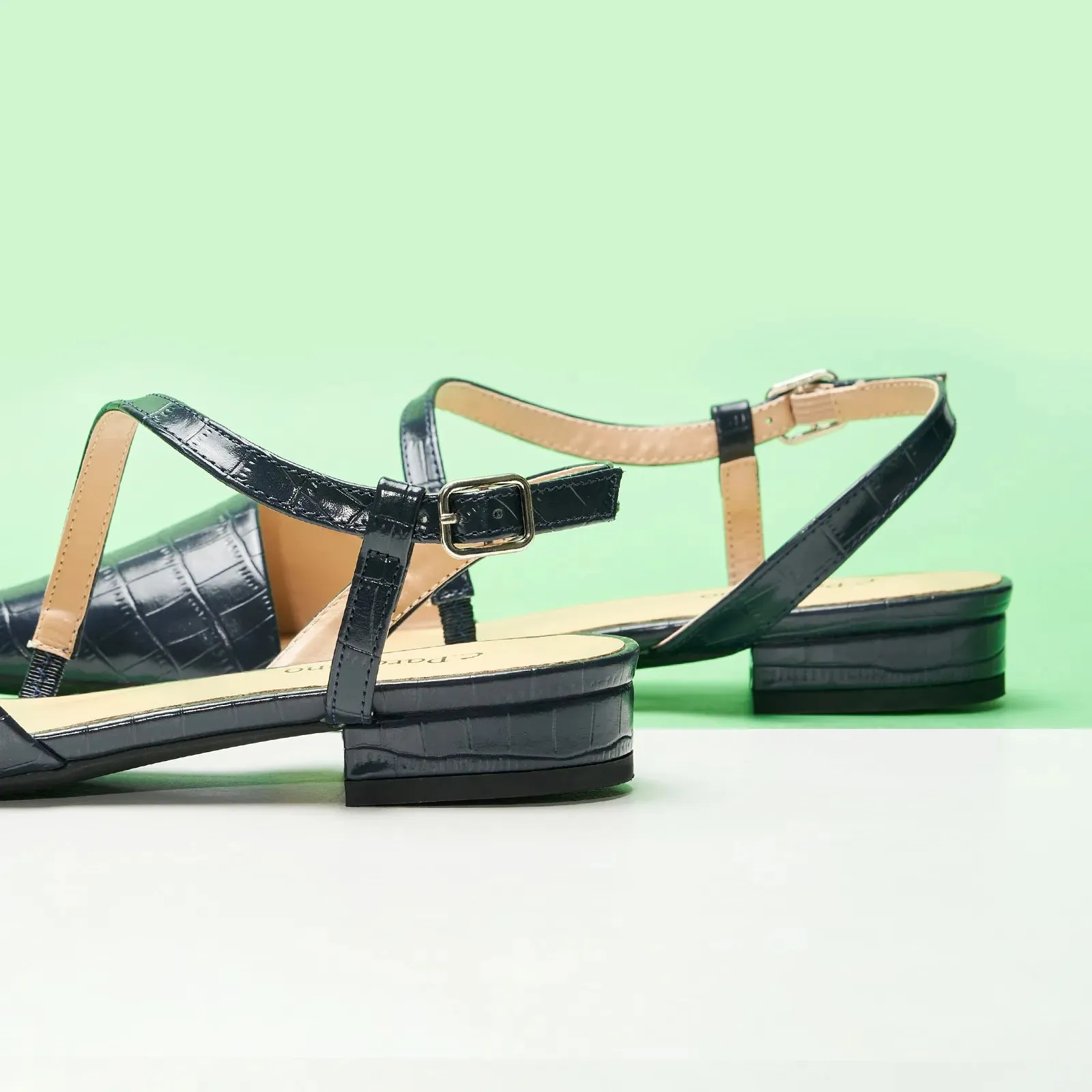 Strap-Around Slingback Flats (Freya)