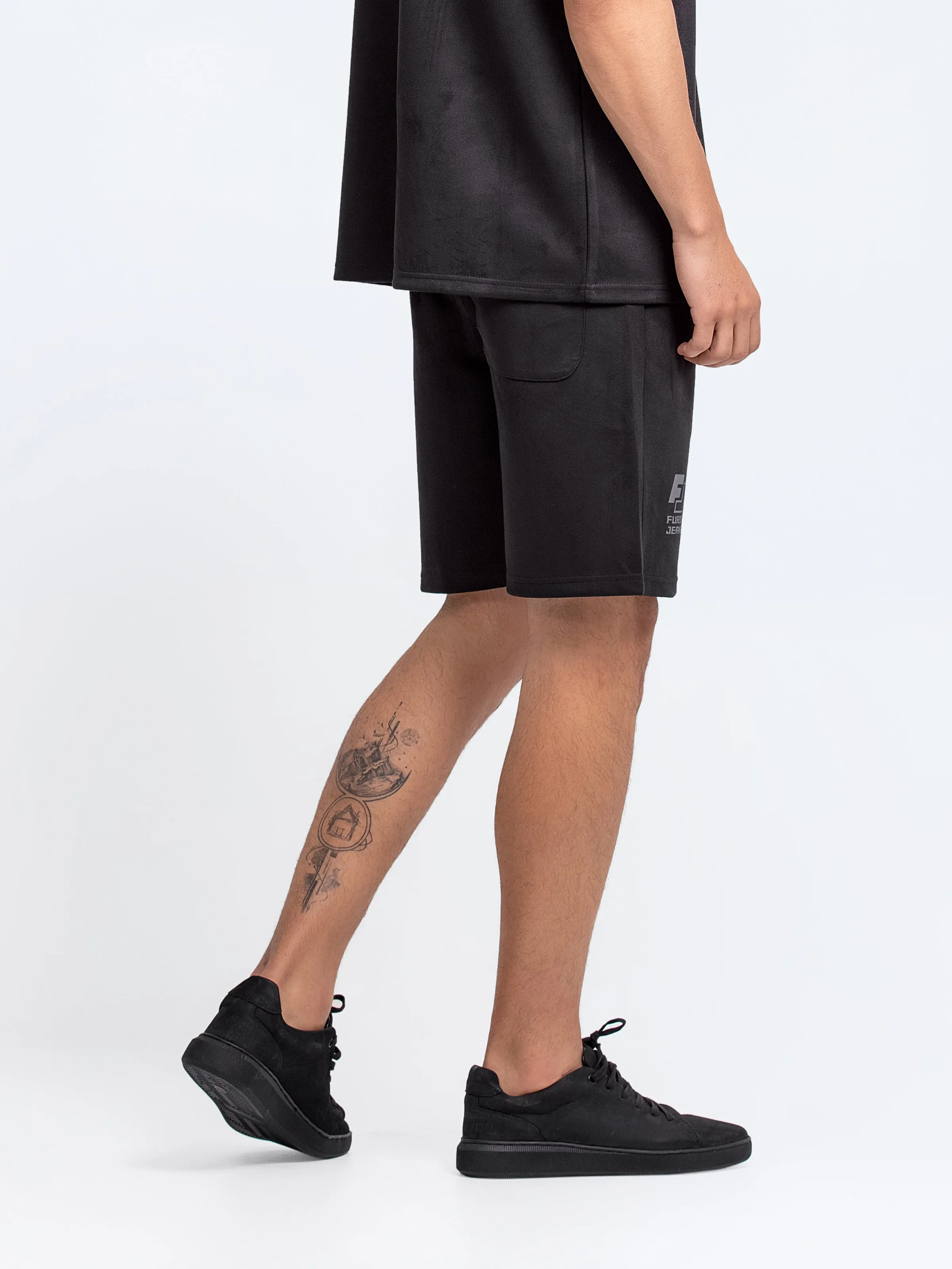 Suede Co-Ord Set Shorts - FMBS24-006