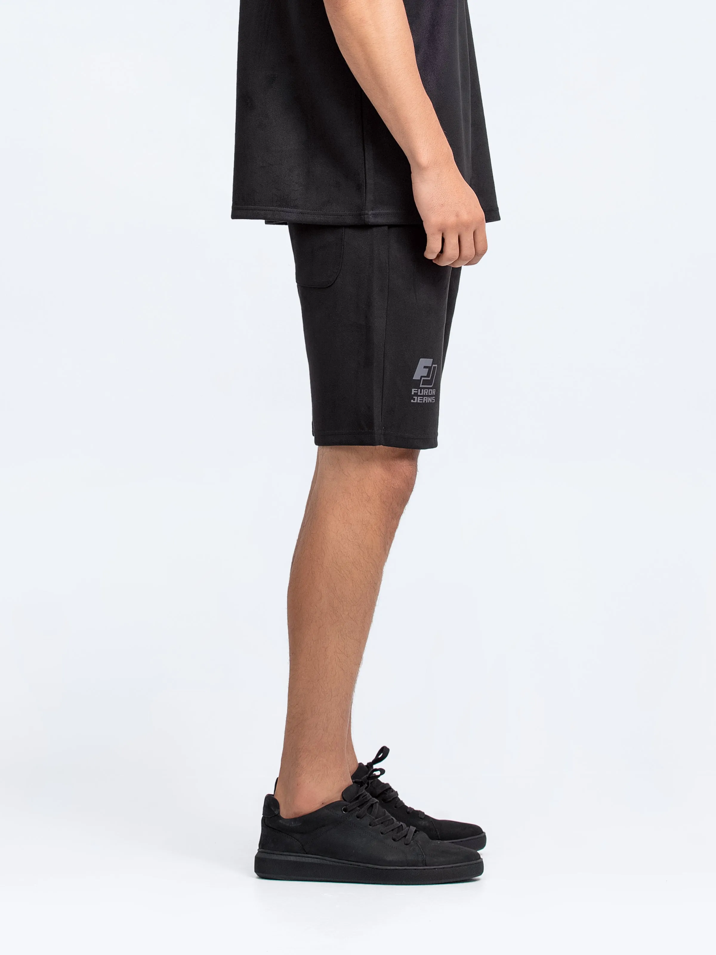 Suede Co-Ord Set Shorts - FMBS24-006