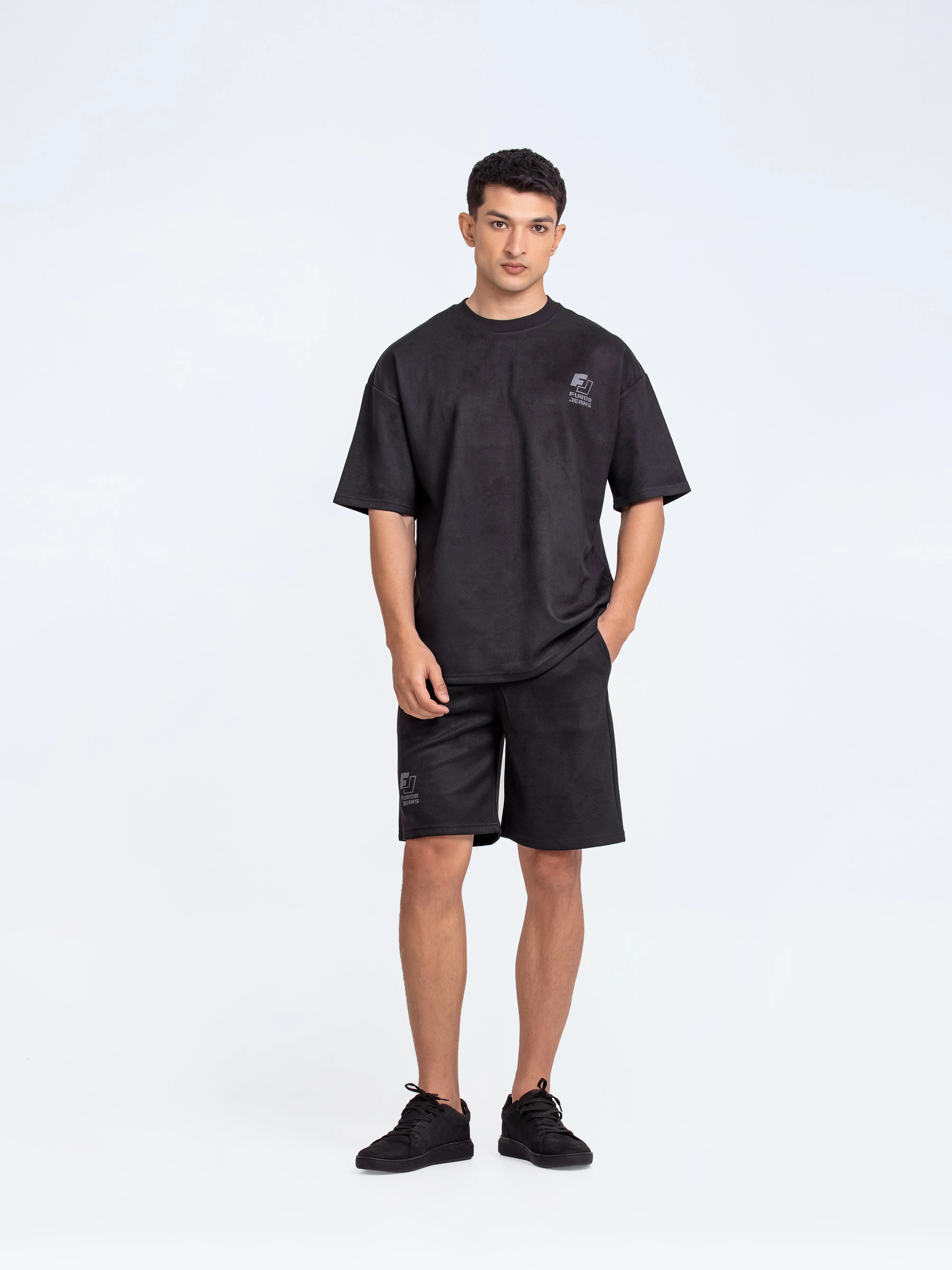 Suede Co-Ord Set Shorts - FMBS24-006