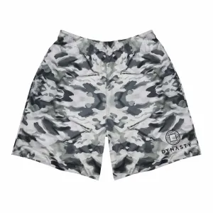 Tactical Camouflage Active Training Workout Shorts (Arctic White)