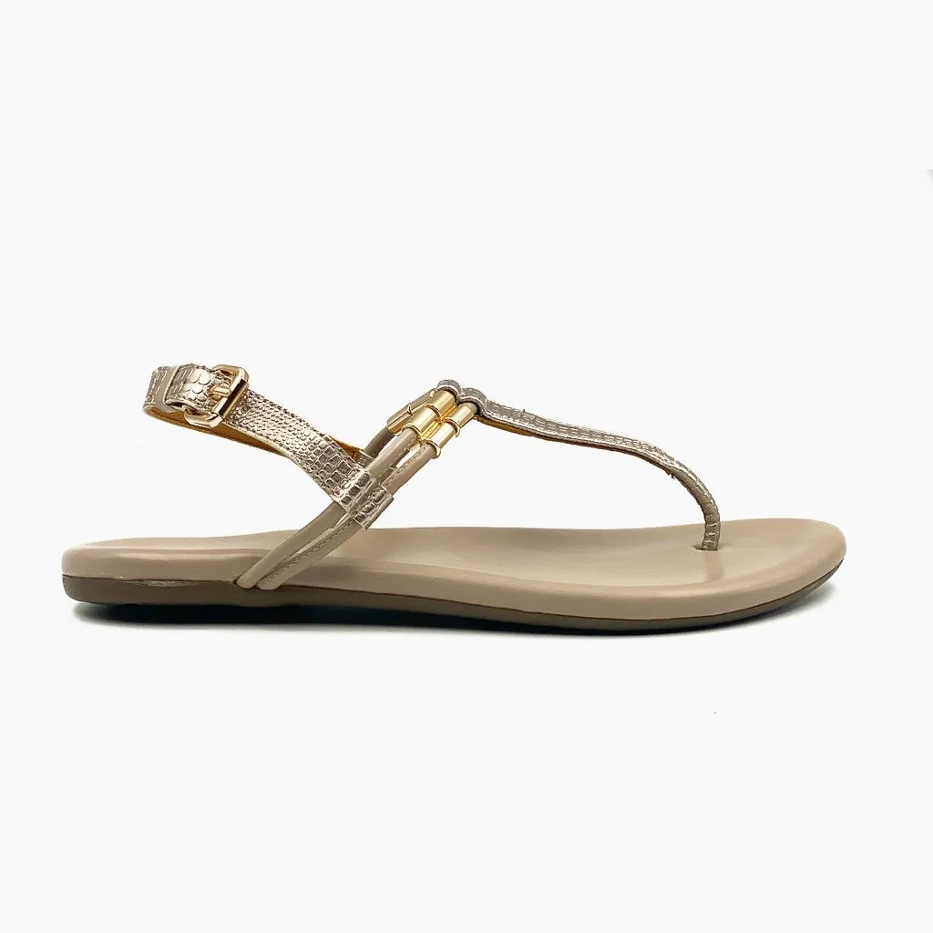 Textured T Bar Sandals