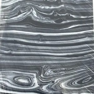 TruStone- Banded Black and White - 1.5" x 5.5" - 1 Piece