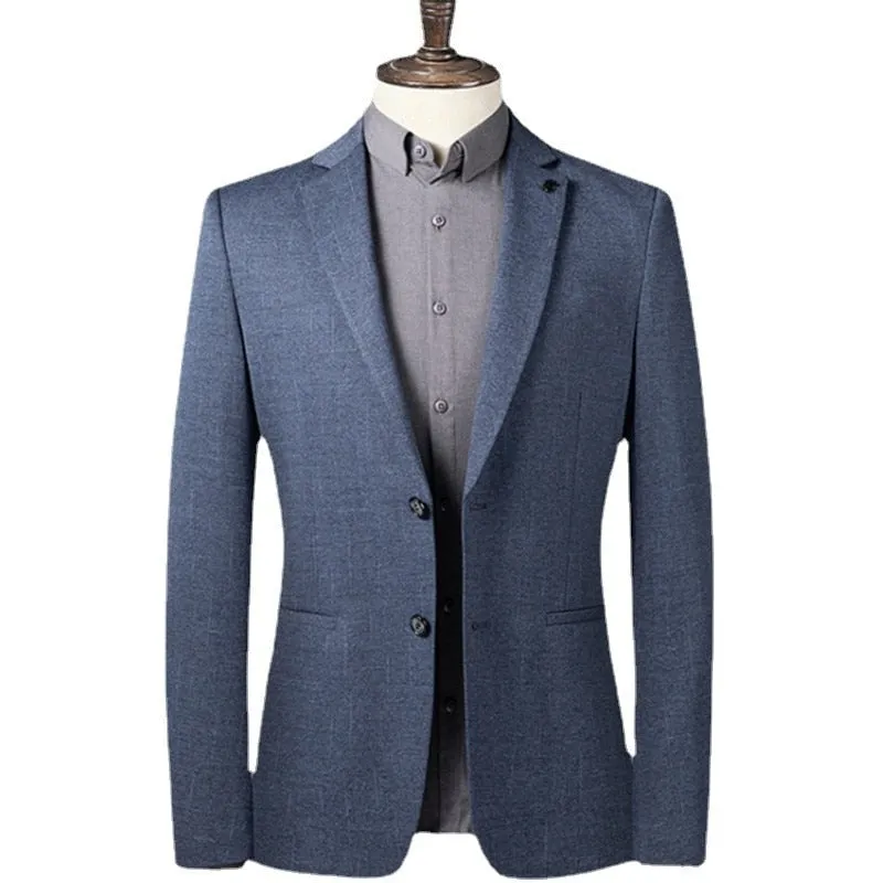 West Louis™ Executive Style Single-Breasted Blazer