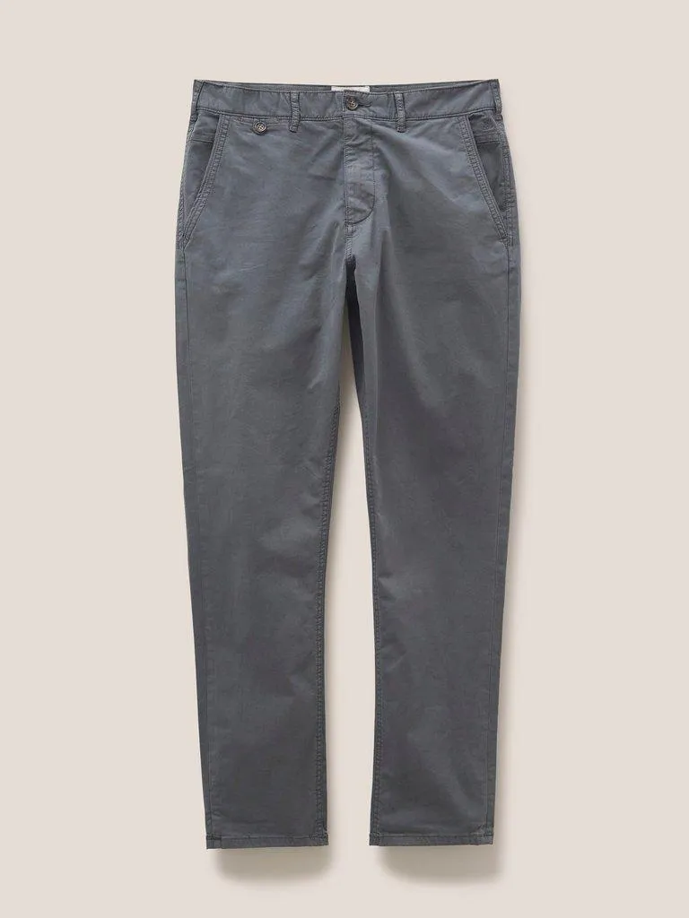 WHITE STUFF <BR>
Sutton Organic Chino <BR>
Dark Navy or Dark Grey <BR>