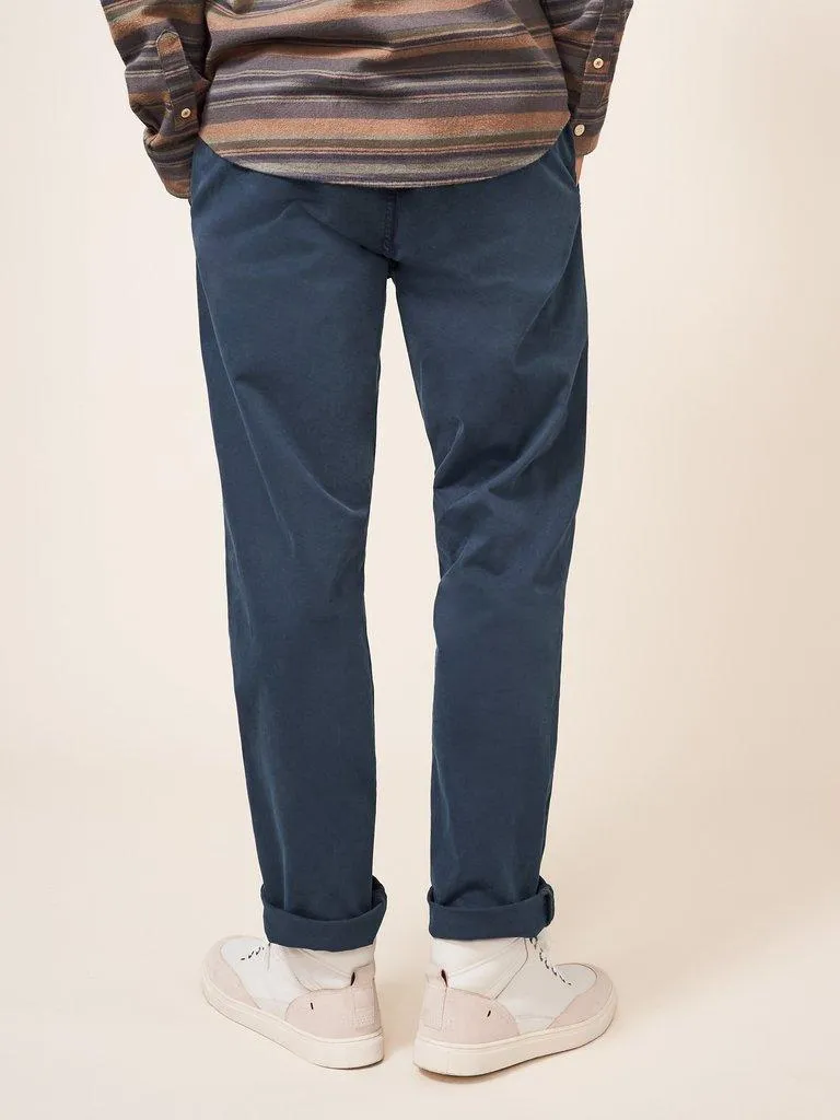 WHITE STUFF <BR>
Sutton Organic Chino <BR>
Dark Navy or Dark Grey <BR>