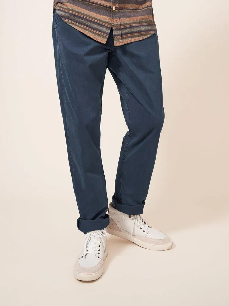 WHITE STUFF <BR>
Sutton Organic Chino <BR>
Dark Navy or Dark Grey <BR>