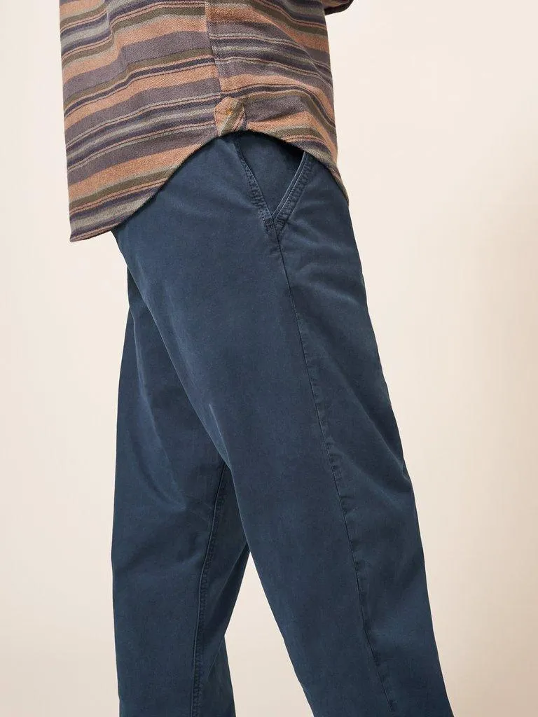 WHITE STUFF <BR>
Sutton Organic Chino <BR>
Dark Navy or Dark Grey <BR>