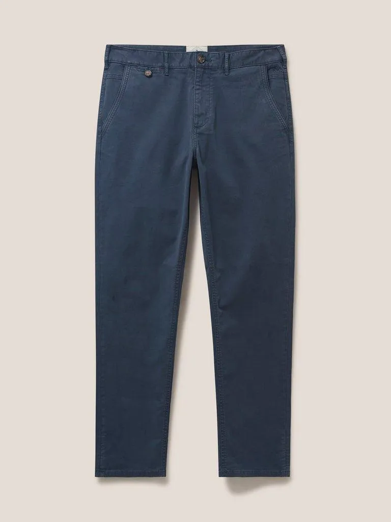 WHITE STUFF <BR>
Sutton Organic Chino <BR>
Dark Navy or Dark Grey <BR>