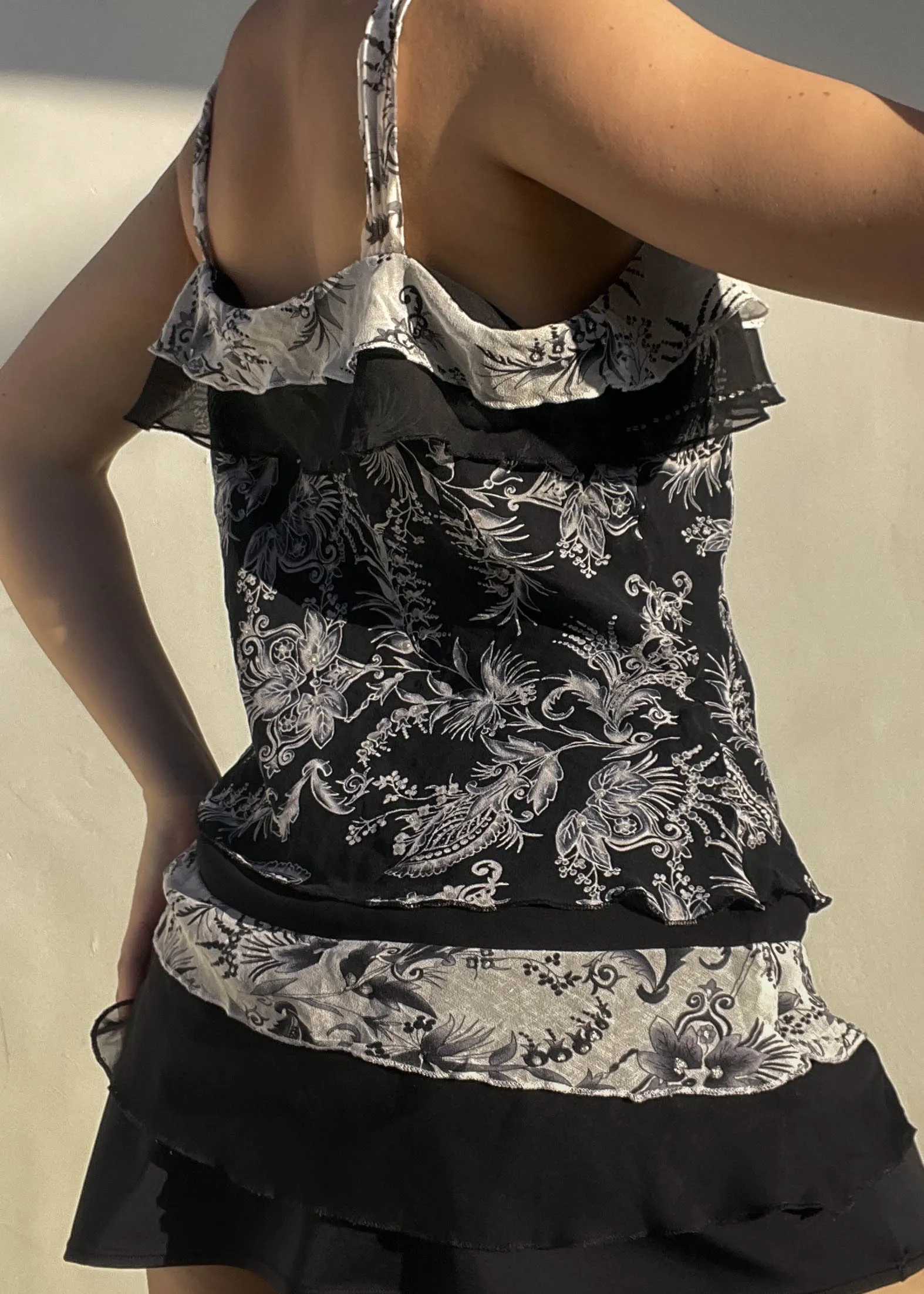 Y2k Layered Print Tank (M-L)